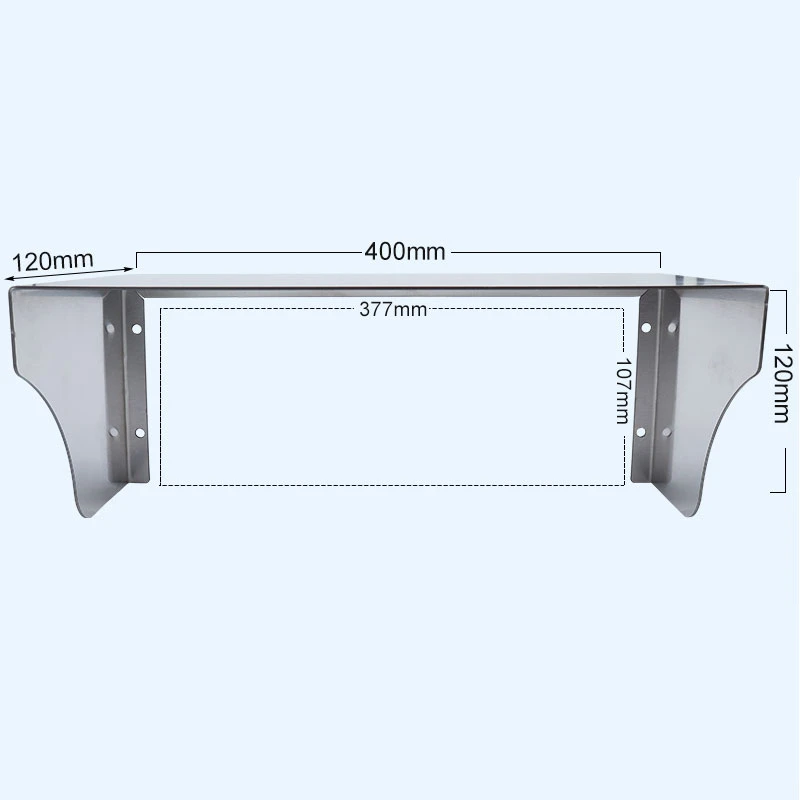 Stainless steel Protection Rain Waterproof metal Cover for Socket Door lock RFID Access Control Machine System Reader doorbell