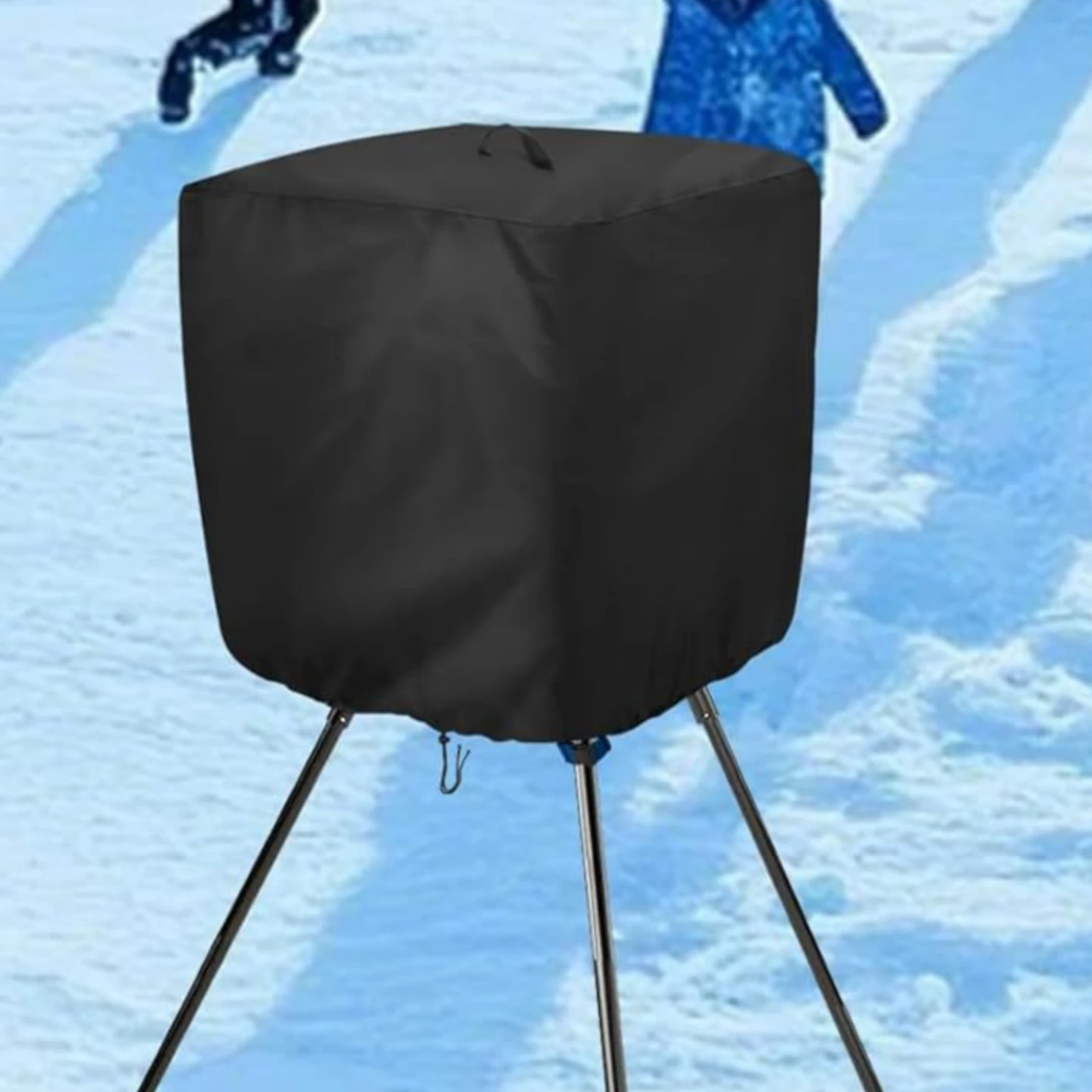 

Fitted Pitching Machine Cover PVC-Coated Pitching Machine Cover Equipment Protection Drawstring Buckle Dustproof