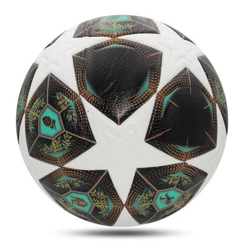 Imagen 2 del producto Balón de fútbol de alta calidad, tamaño 5, ropa de fútbol para jóvenes/adultos, resistente al desgaste, alta elasticidad, sin costuras, pelota de liga de adhesión térmica