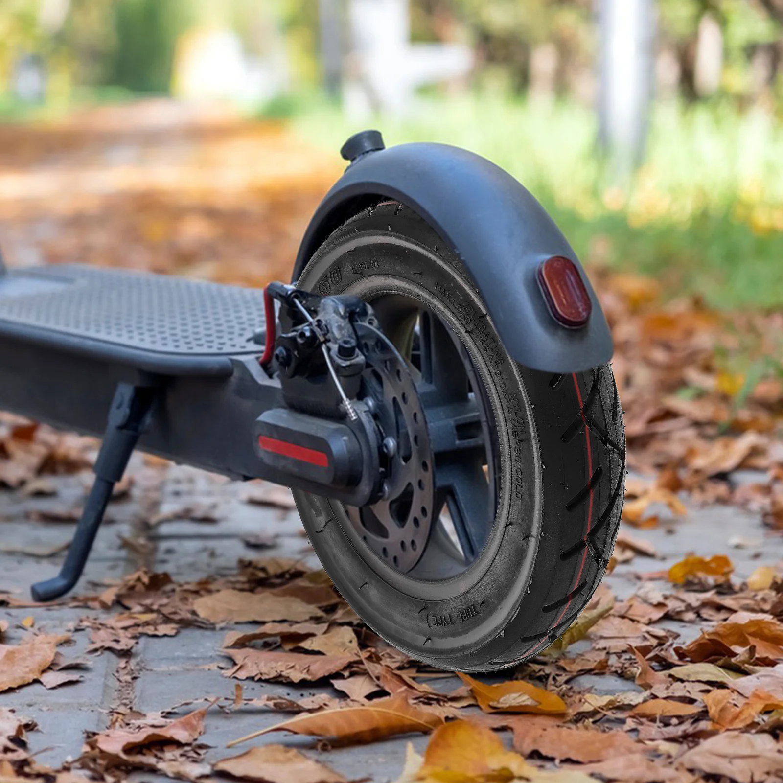 2Pcs Scooter Tire Replacement Kit Long Lasting Wear Resistant Smooth Safe Ride Various Terrains Scooter Wheels