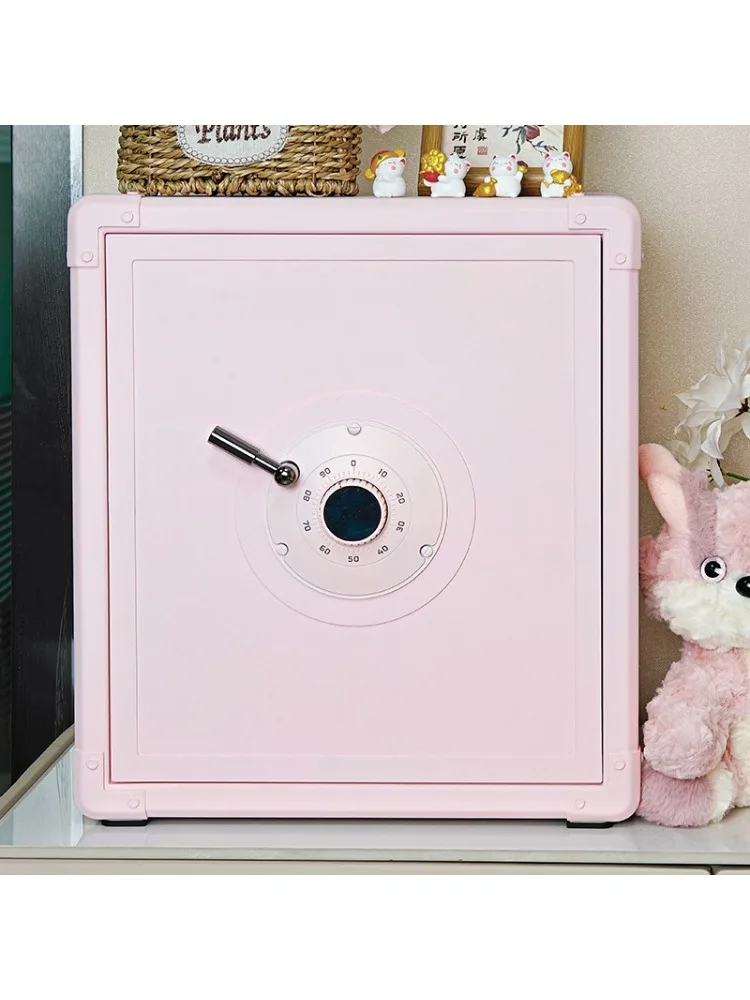 Vintage mechanical dial jewelry safe home caja de seguridad