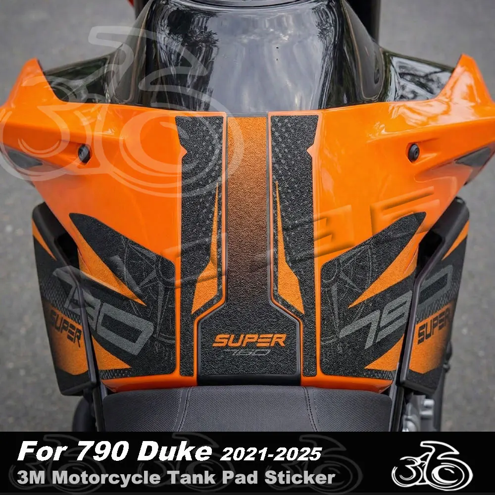 

3M Motorcycle Anti-slip Tank Pad Sticker Knee Grip Protection Decal Accessories For 790 Duke 2021-2025 2024 2023