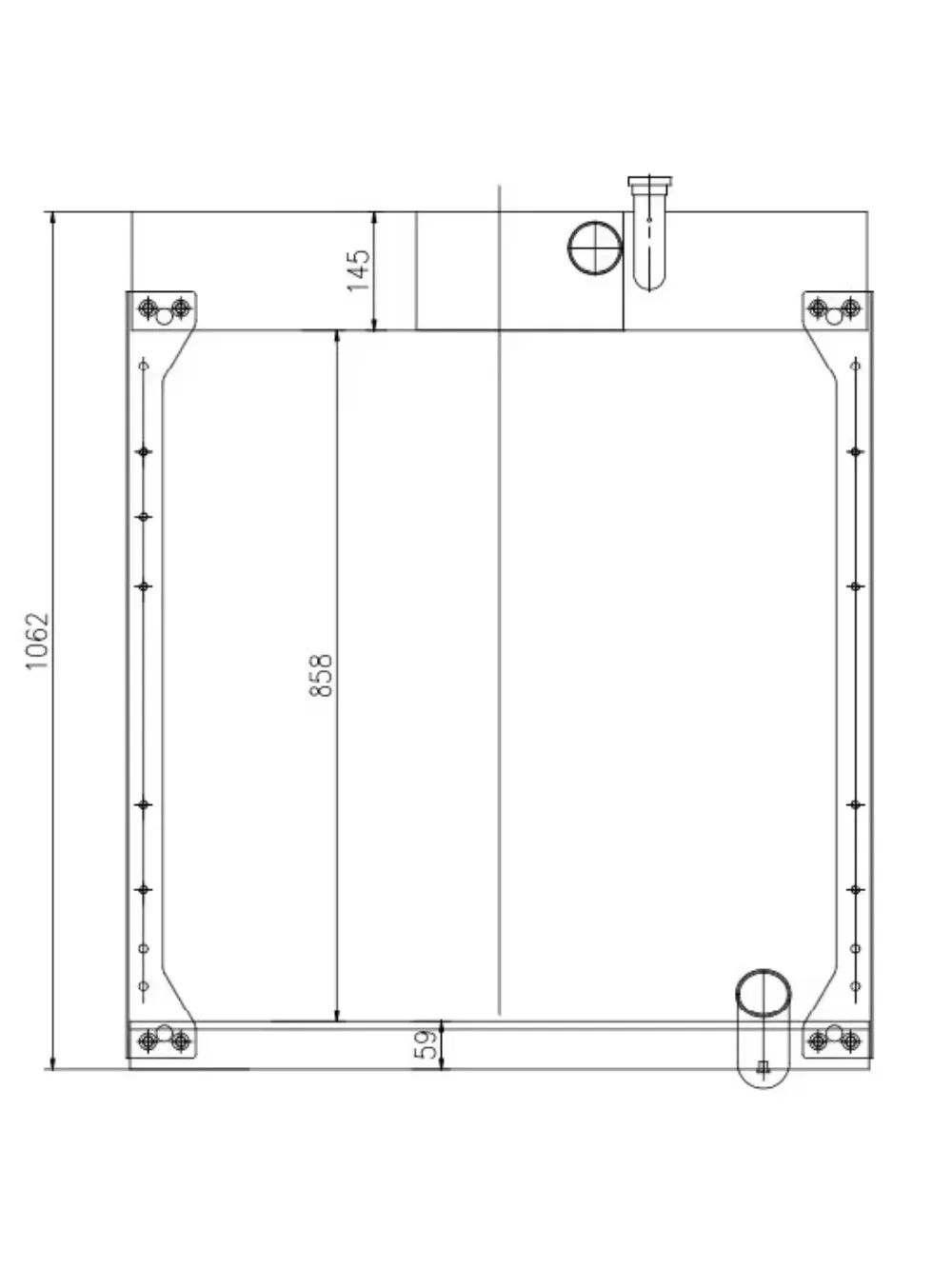 1874480  High  Quality   all  aluminum  Radiator    carter    120h  135H   140H