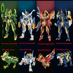 F5-A0001-A0004 Morphing Mecha series 2-in-1 robot puzzle assembling model children's birthday building blocks toy gift