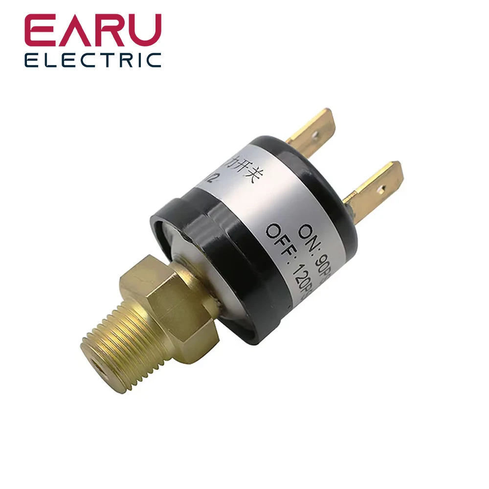 Air Compressor Pressure Control Switch Valve Heavy Duty 90-120 PSI Pressure Controller Sensor Transmitter Transducer Auto Car