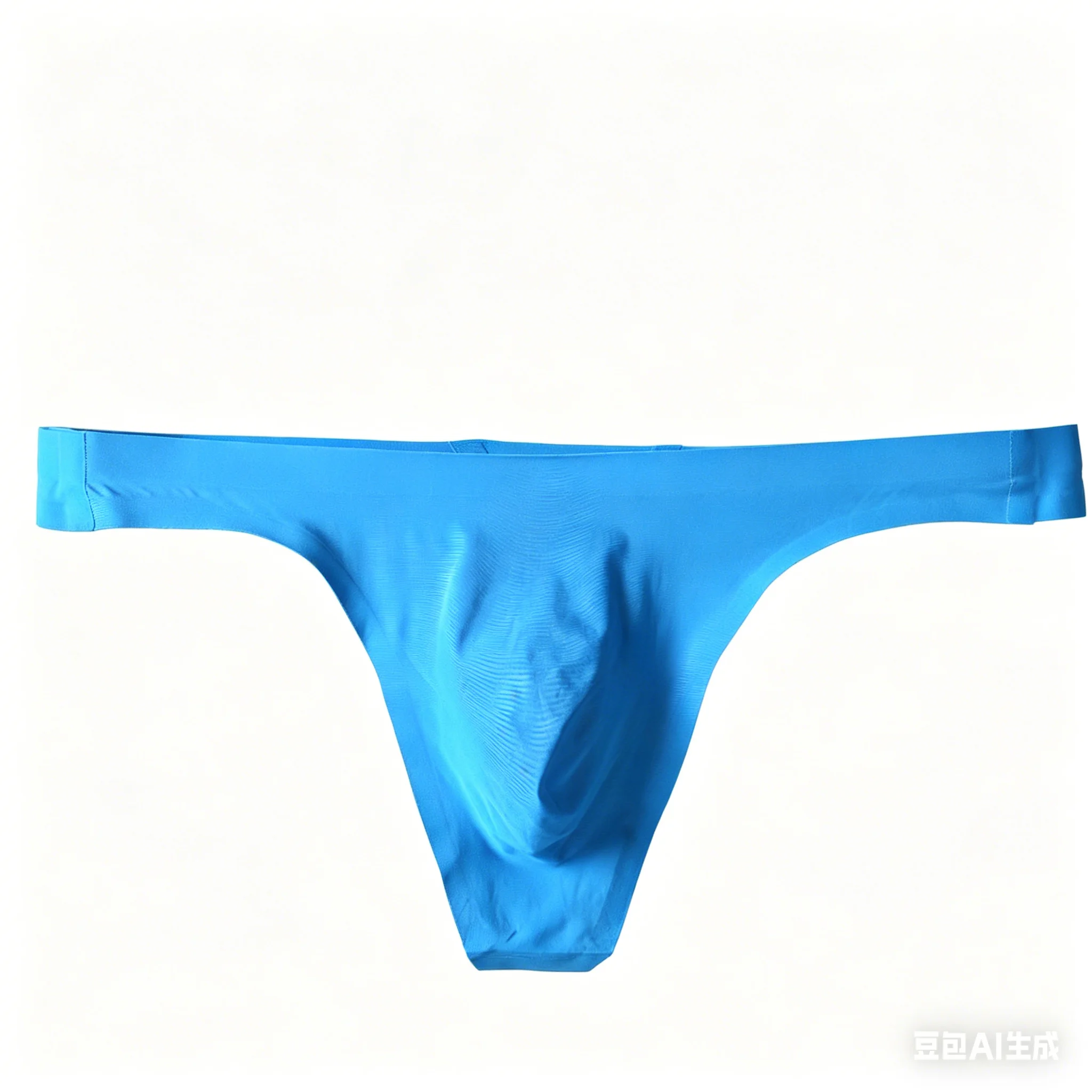 Men's Bulge Thong Seamless Ice Silk T Back Underwear Gays Erotic Low-Rise 3D U-Pouch G-String Male Sexy Open Buttocks Underpants