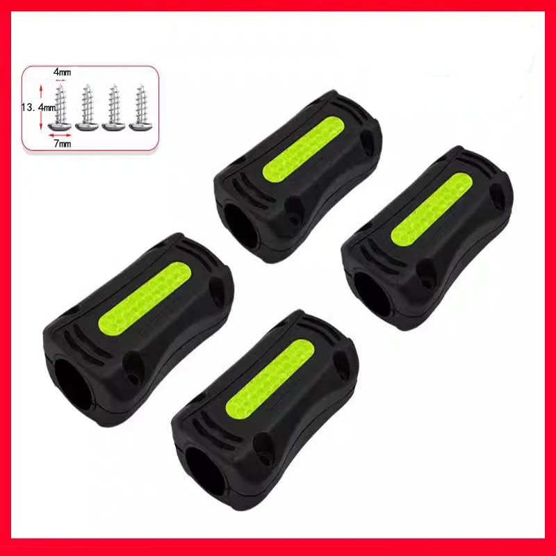 كتلة حماية ممتص الصدمات للدراجات النارية العالمية مع شريط عاكس للصدمات وواقي إطار مضاد للتصادم للسكوتر #2