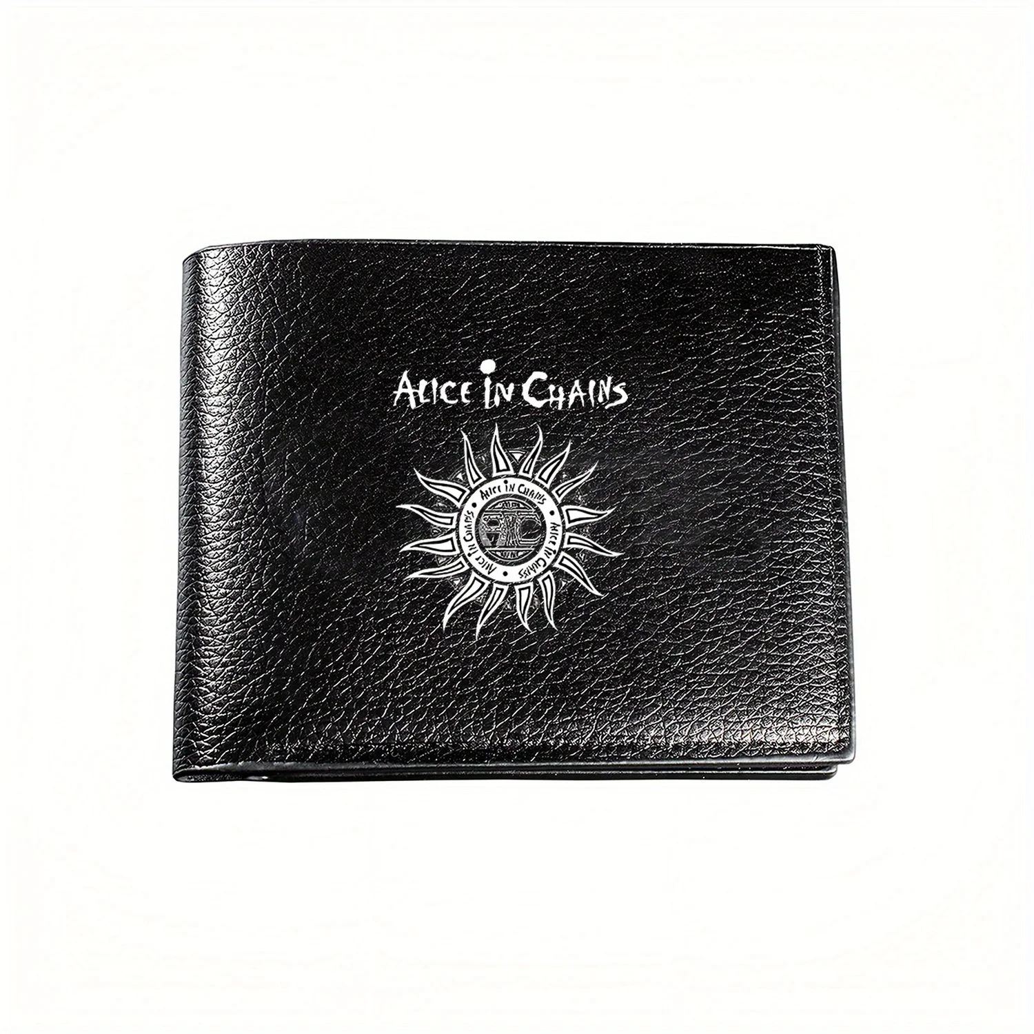 Кошелек с логотипом Alice in Chains Band: стильный, приятный кошелек премиум-класса с культовым дизайном Алисы в цепочках Sun. Идеальный подарок f Кошелек с логотипом Alice in Chains Band: стильный, приятный кошелек премиум-класса с культовым дизайном Алисы в цепочках Sun. Идеальный подарок f