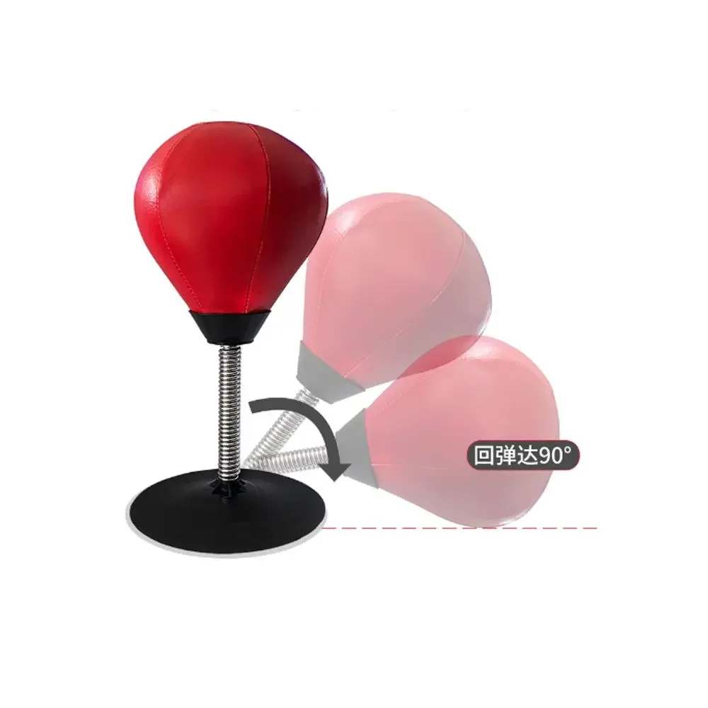 

Heavy Duty Suction Cup Funny Gift Relief Ball Boxing Speed Ball Stress Buster Desktop Punching Ball