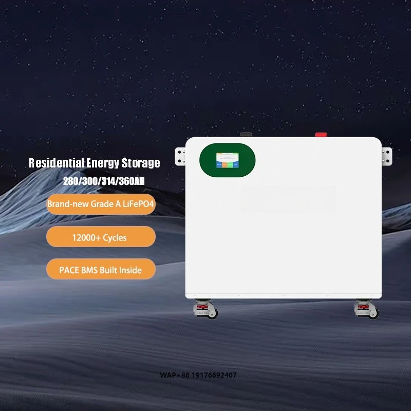 Powerwall LiFePO4 Residential BESS 15kWh Solar Battery 48V 51.2V 200Ah LiFePO4 Battery