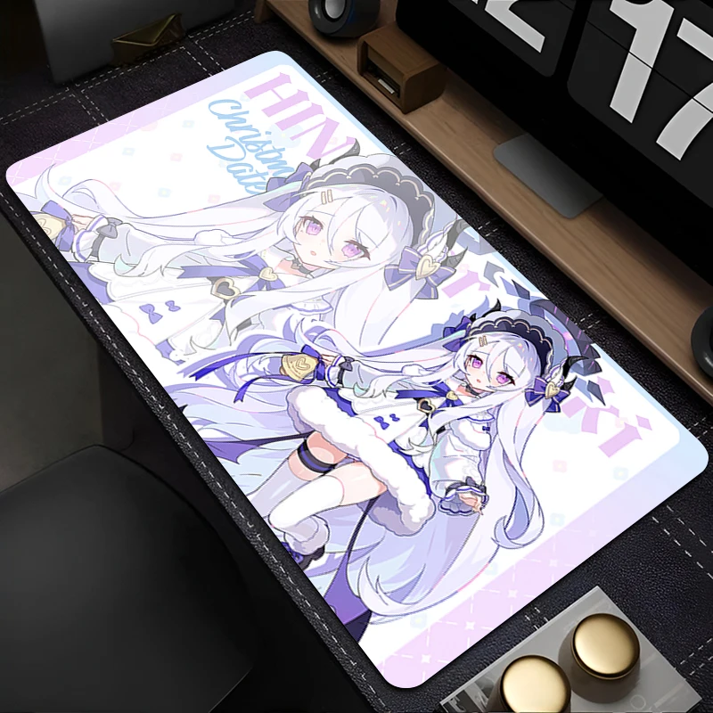 

Kawaii Mouse Pad Office PC Blue Archive Anime Keyboard Pad Laptop Cute Girl Sorasaki Hina Extended Desk Mat Gaming Mousepad Gift