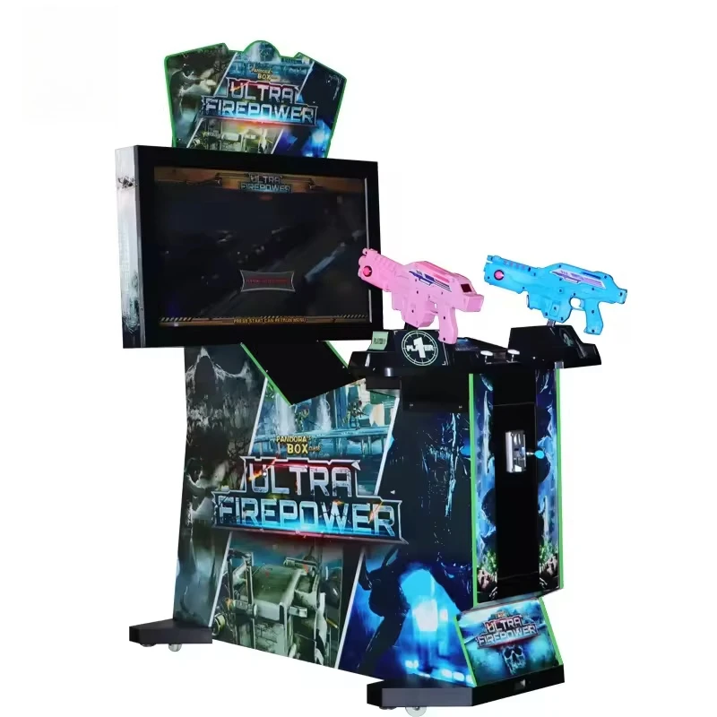 Indoor Entertainment 2 Player Interactive Arcade Coin Operated Gun Shooting Game Machine Excluding Freight