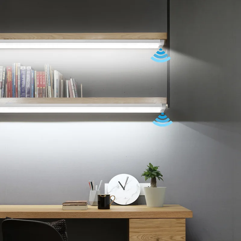 Motion-Activated LED Night Lights Wireless Auto-Sensing Backlit Safety Light for Staircase Cabinet Bedroom - Energy Efficient