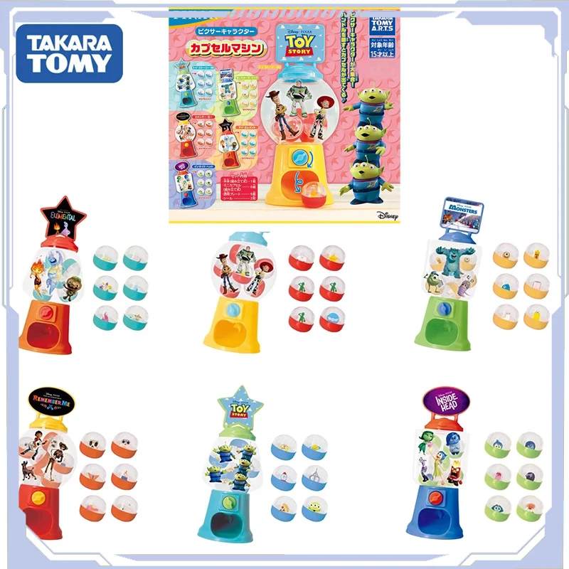 

Оригинальная фигурка TOMY Gashapon Toy Story Alien Coco Inside Out Elemental, игрушки для мальчиков и девочек, детский рождественский подарок, модель