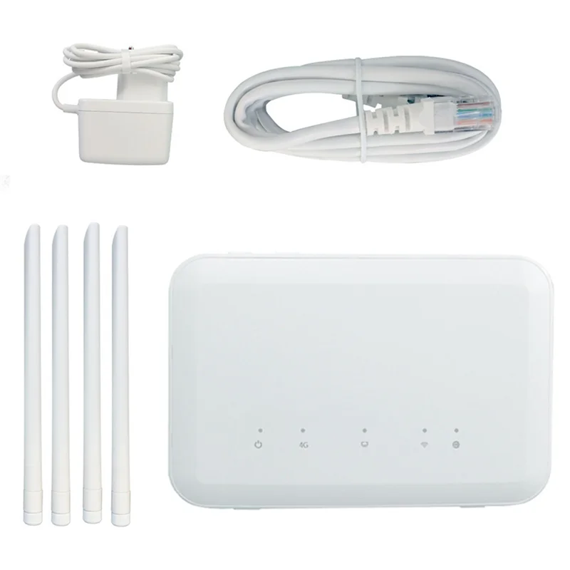 

A99E-3X B625PRO-EU 4G Wi-Fi-маршрутизатор 300 Мбит/с со слотом для SIM-карты + 12 антенн 4G-маршрутизатор с поддержкой питания от аккумулятора B28 Band US Plug