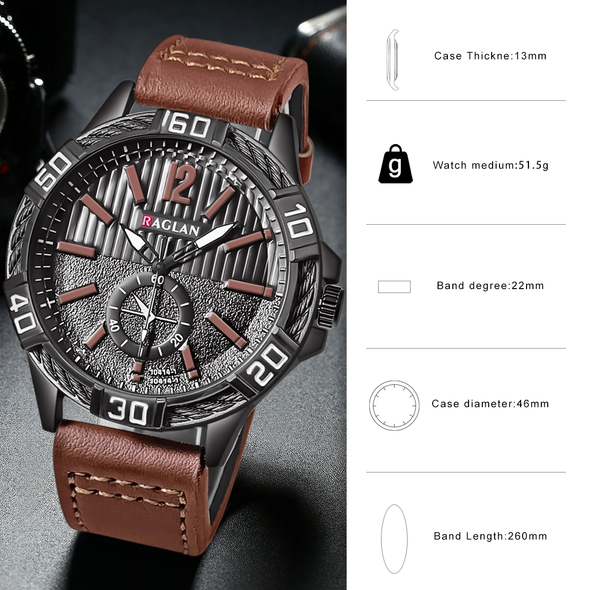 Men Watches Leather Strap Man Clock Quartz Wristwatch Men Pointer Watch Gift Relogio Masculino Reloj Hombre