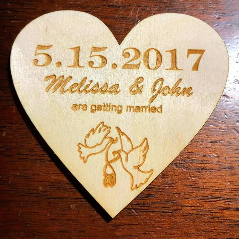 Personalized Wedding Save the date Magnet, Wedding invitation, Wooden save the date Magnets, Gifts for Guests, Wedding Decor