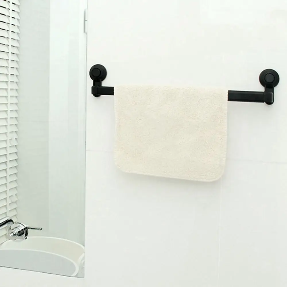 

Aluminum Alloy Vacuum Suction Cup Towel Rack Non-punching Wall Mounted Suction Cup Towel Rack Seamless Retractable