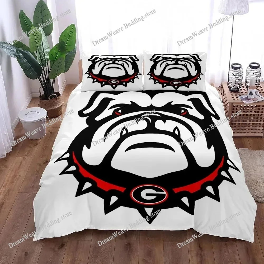 

3D Print Happy Dog Woof Duvet Cover Set UK Single Double Queen US Twin Full King Size Bed Polyester Bedding Set Luxury Gift