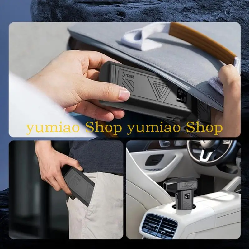 587B Long Battery Electric Air Duster LED Highly Speed Cleaning for Car Use