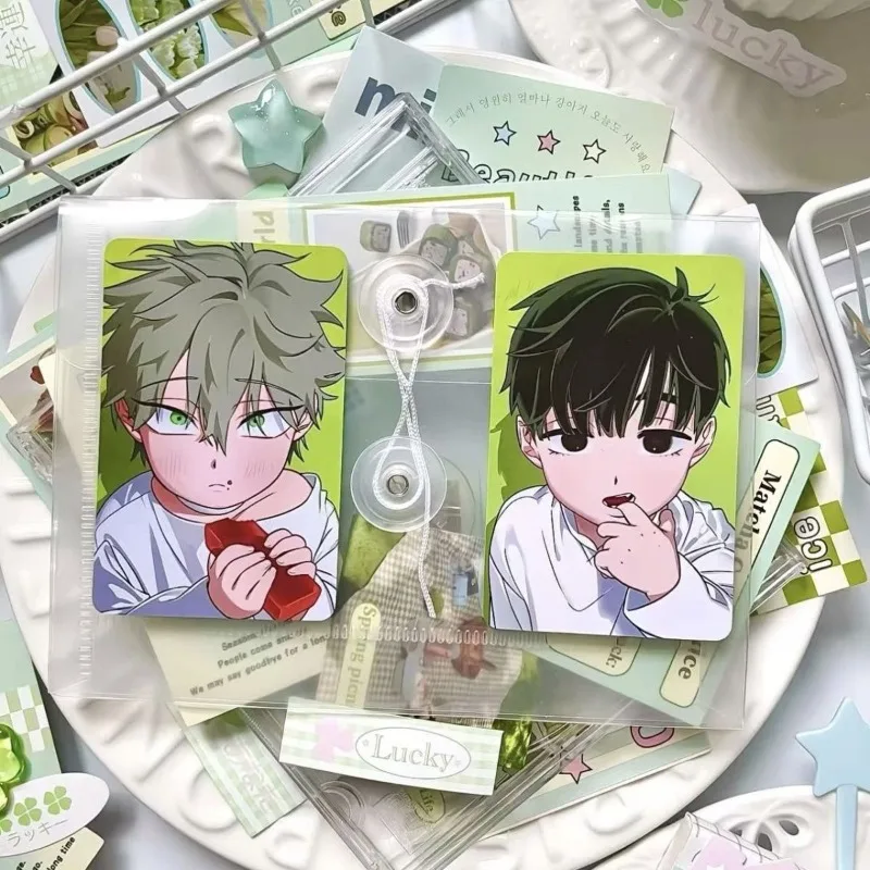 4Pcs/Set Alien Stage Anime Card Ivan Till Small Card 3inch Childrens Stationery Collection Couples Freinds Gift Bookmark