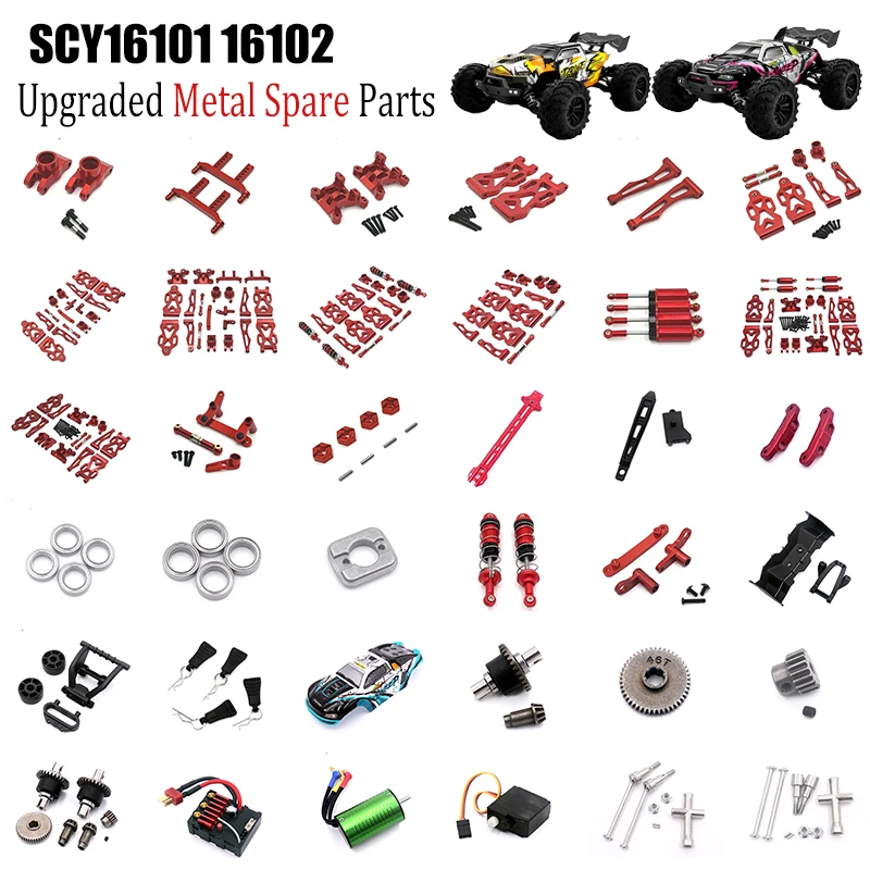 

Metal Hydraulic Shock Absorber For SG116MAX SG116 16101 16102 PRO RC Car Upgrade Front Rear Suspension Spring Damper Parts