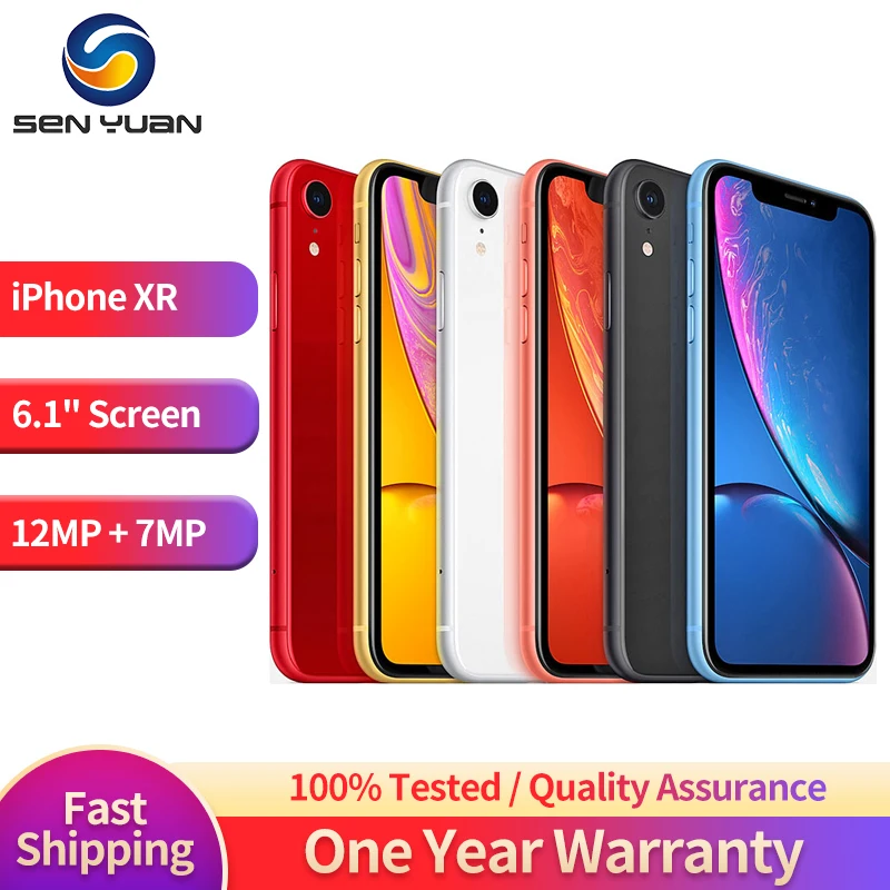 Apple iPhone XR Used 4G LTE Mobile Phone Unlocked 6.1