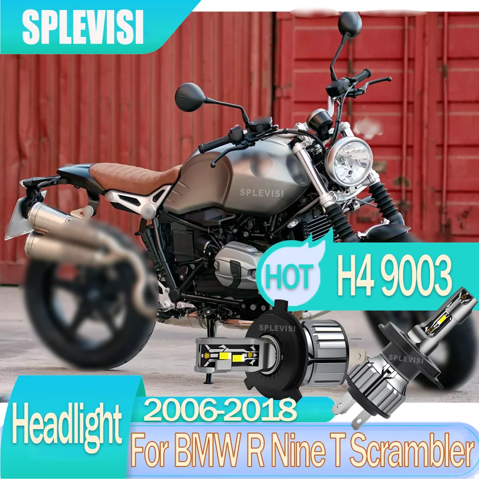 

Instant On for Immediate Illumination Plug and Play 9003 h4 led motorcycle headlight For BMW R Nine T Scrambler 2016 2017 2018
