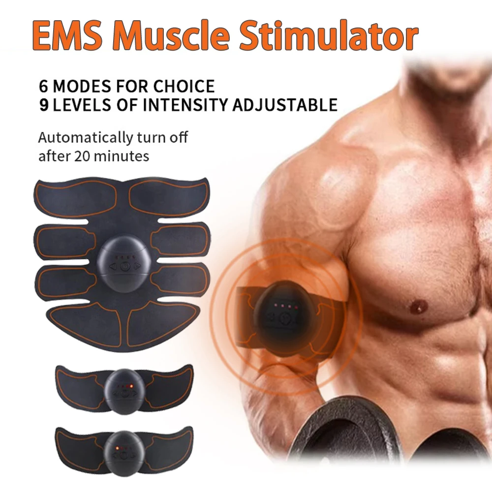 

Wireless Smart Abdominal Muscle Fitness Equipment Unisex EMS Muscle Stimulator Trainer Full Body Fitness