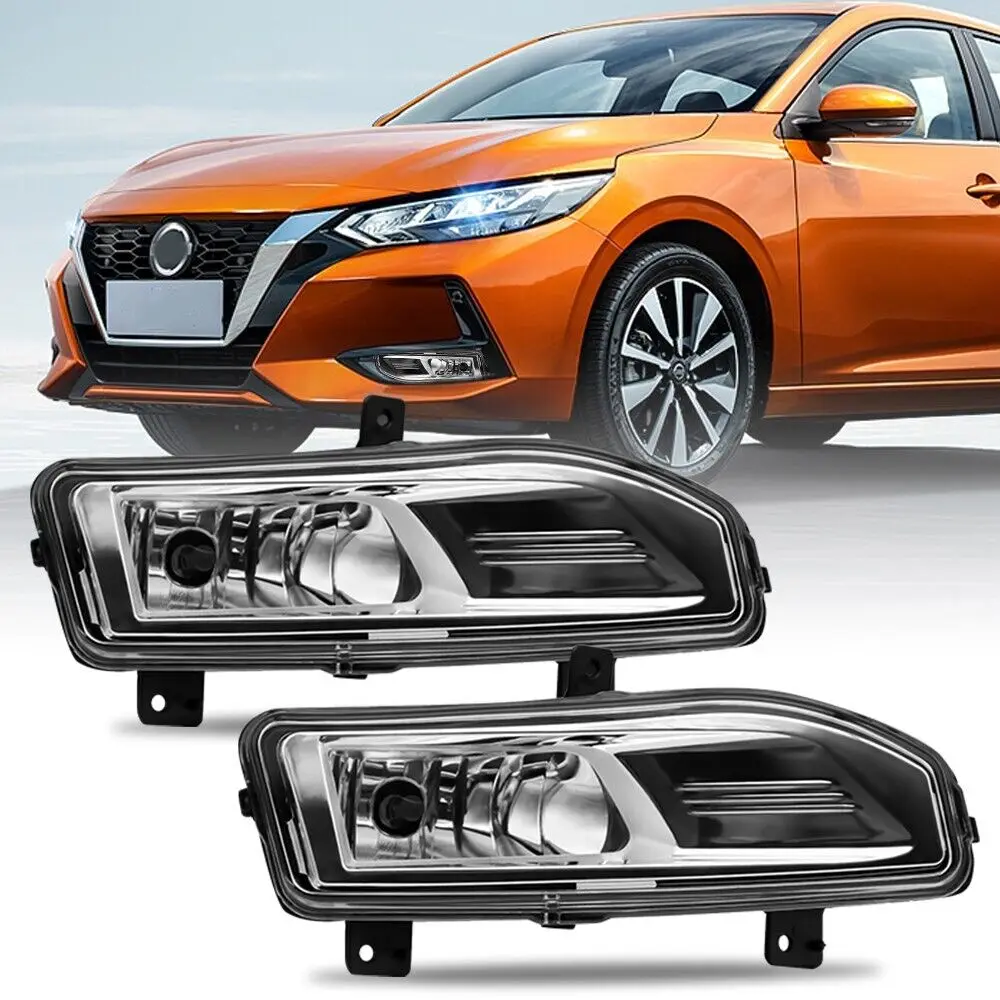 

For Nissan Qashqai 2017-2021 Right Front Fog Light Lamp LED Headllight With Bulb