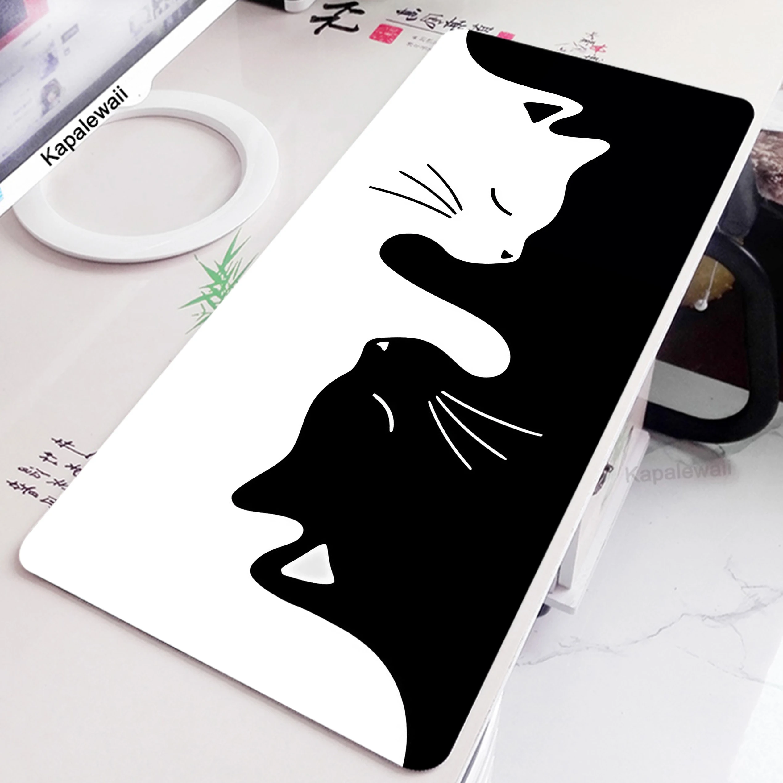 

Kawaii Mousepad Large Game Mouse Pad Cute Cat Mouse Mat Home Office XXL 900x400mm Table Carpet Gaming Desk Mat Keyboard Pads