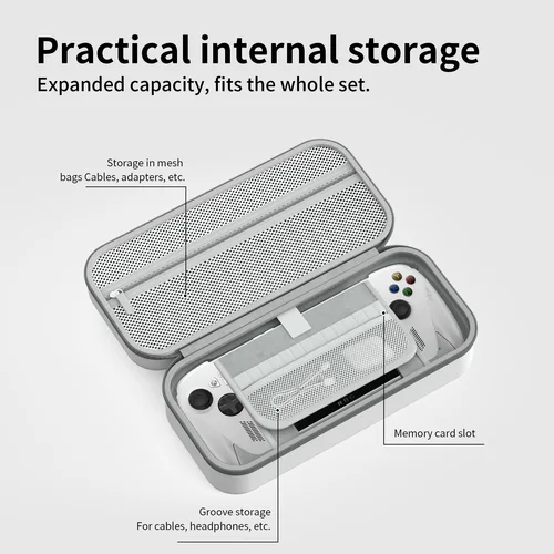 Imagen 2 del producto Estuche de transporte para ROG Xbox Ally / Ally X 2025 – Bolsa de viaje dura de EVA para consola y accesorios, bolsa protectora portátil de almacenamiento