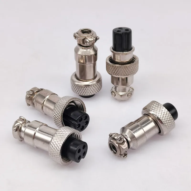 1 PCS GX12 Female Plug 12mm Aviation Connector 2 Pin 3Pin 4Pin 5Pin 6Pin 7Pin Quick Connector 5A 125V