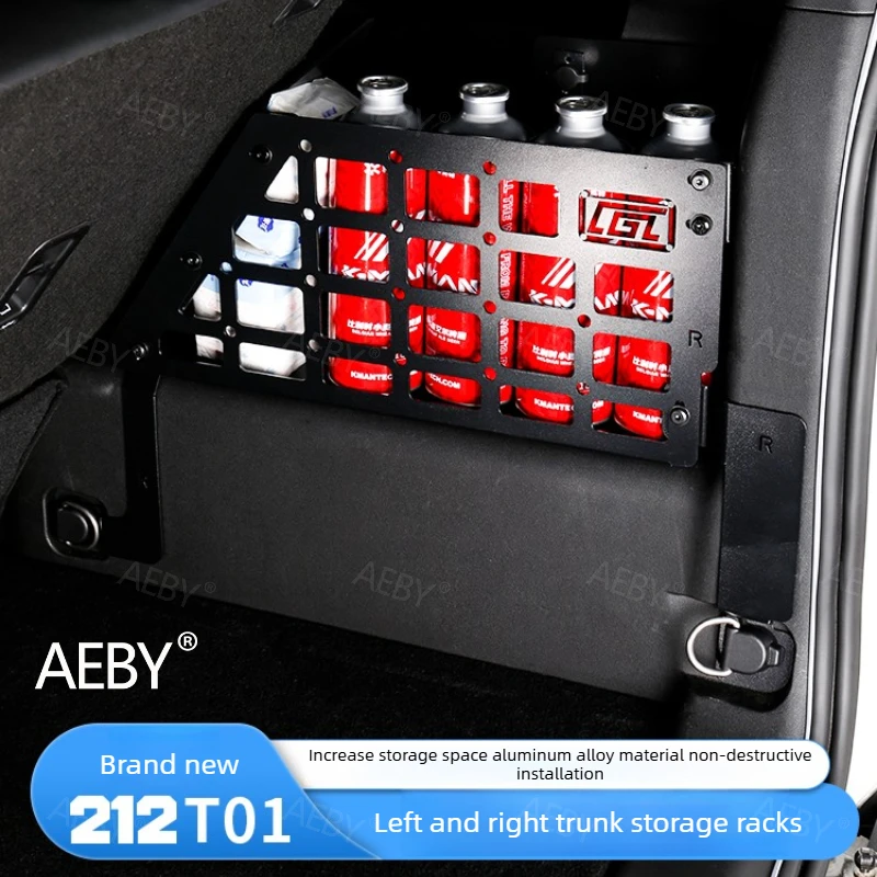 AEBY For BAIC 212 T01 Trunk Side Storage Organizer Side Luggage Rack Panel Left And Right Rear Luggage Racks Accessories