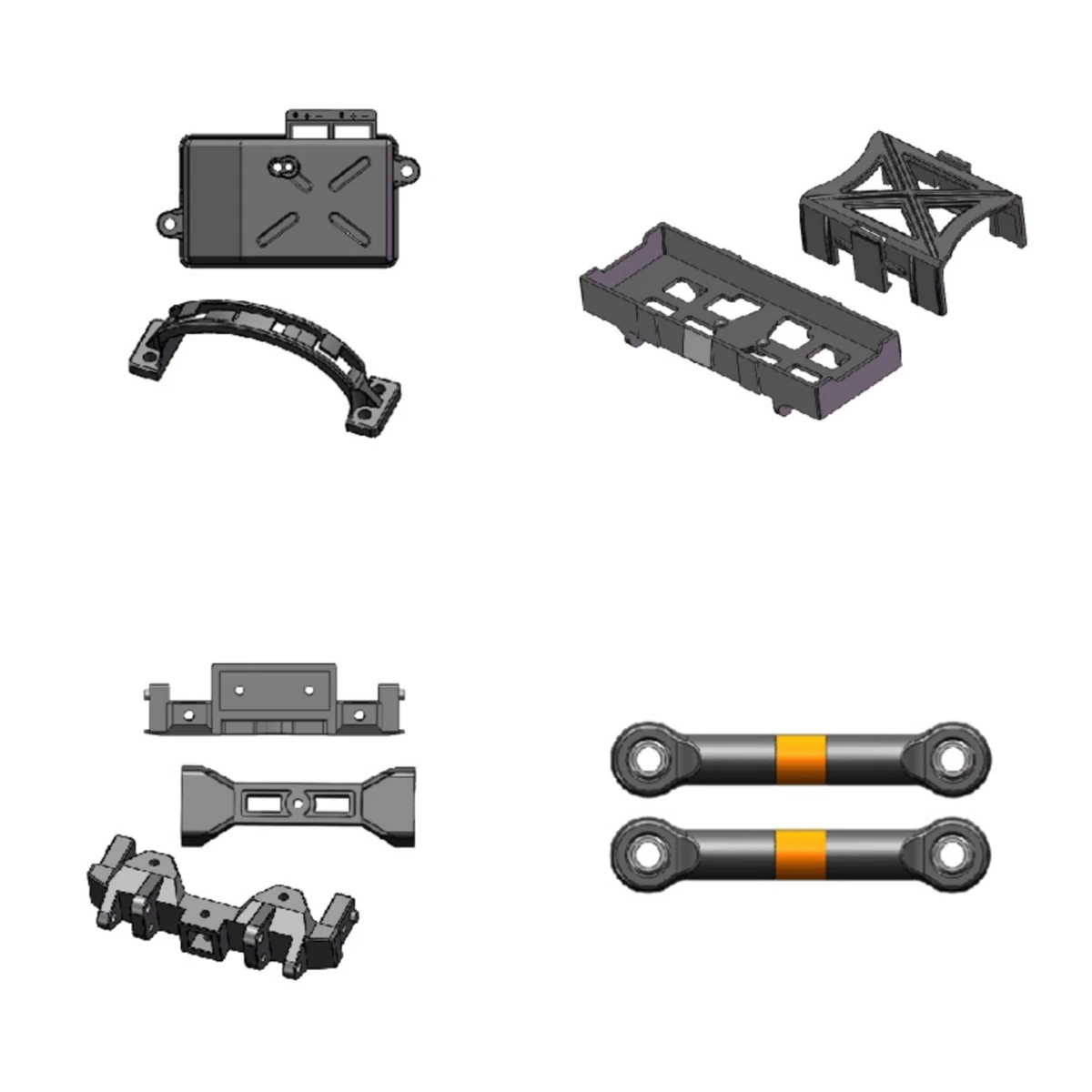 RGT Spare Parts R86306 R86307 R86309 R86313 For EX86181 1/10  Remote Control Model Car