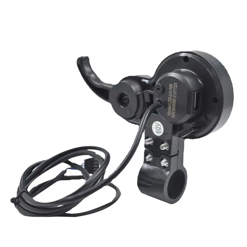 A10I LH100 LCD Display Dashboard 24V-60V Throttle Meter for Electric Scooter/Ebike Speedometer(SM Plug 5PIN)