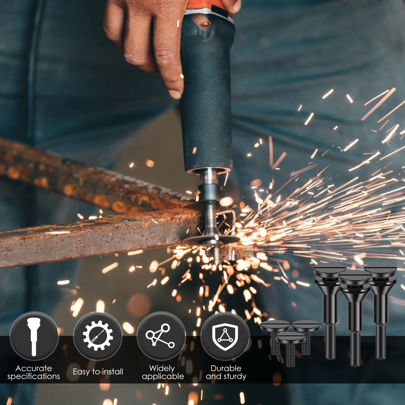 Cut-Off Wheel Mounting Mandrel Holder 3/8\