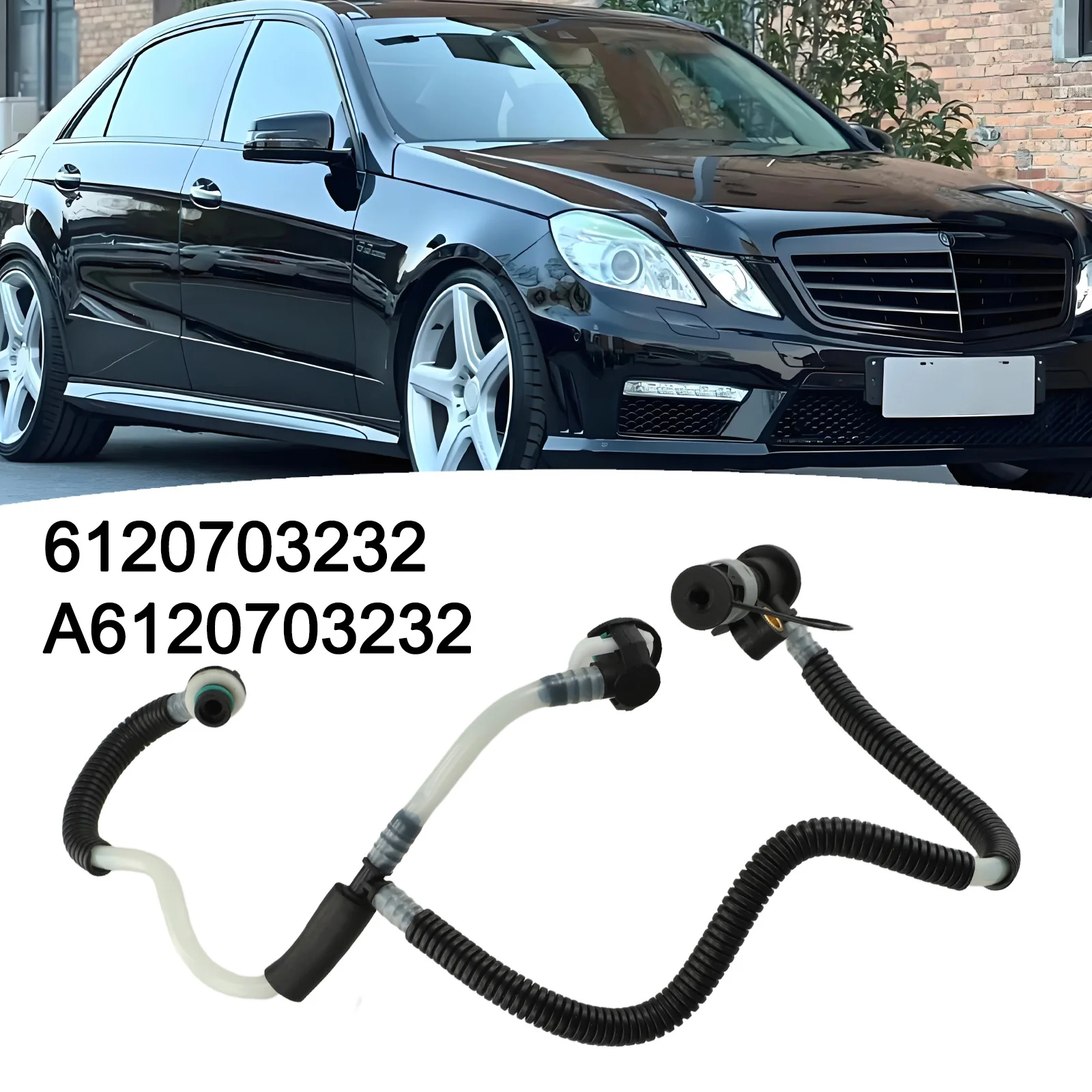 1x Car Diesel Fuel Return Line Hose Pipe For Mercedes For Benz W163 ML 6120703232  Diesel Injector Hose Leak Line