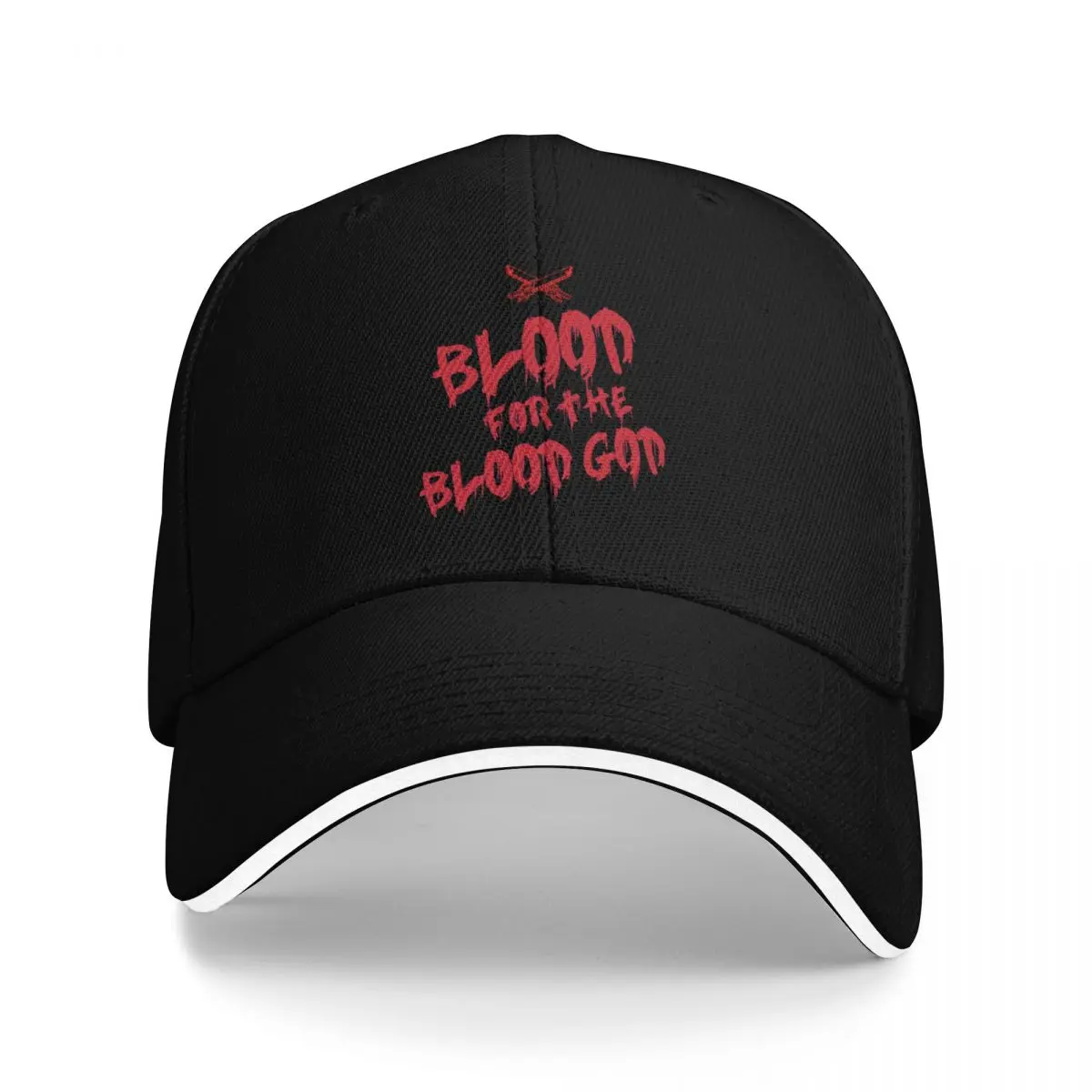 

Khorne Chaos God Graffetti - Blood for the Blood God Baseball Cap Cosplay Christmas Hat Men's Hats Women's
