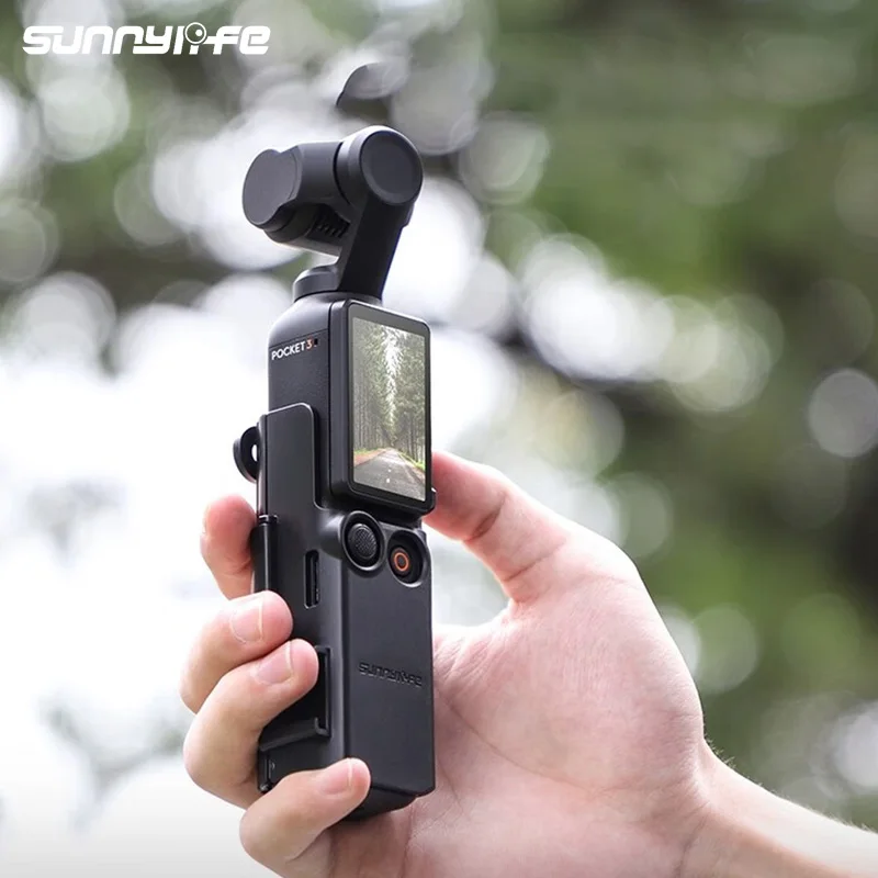 Sunnylife Magnetic Bracket For DJI OSMO Pocket 3 Mount Base Angle Adjustable Multifunctional Desktop Base Camera Accessories