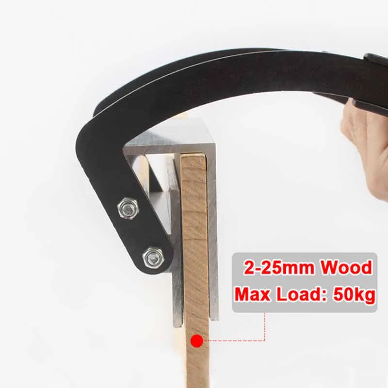 Plywood Onboard Tools Heavy Metal Aluminum Alloy Fixtures Onboard Handles Woodworking One-handed Gypsum Board Hand-clamping Tool