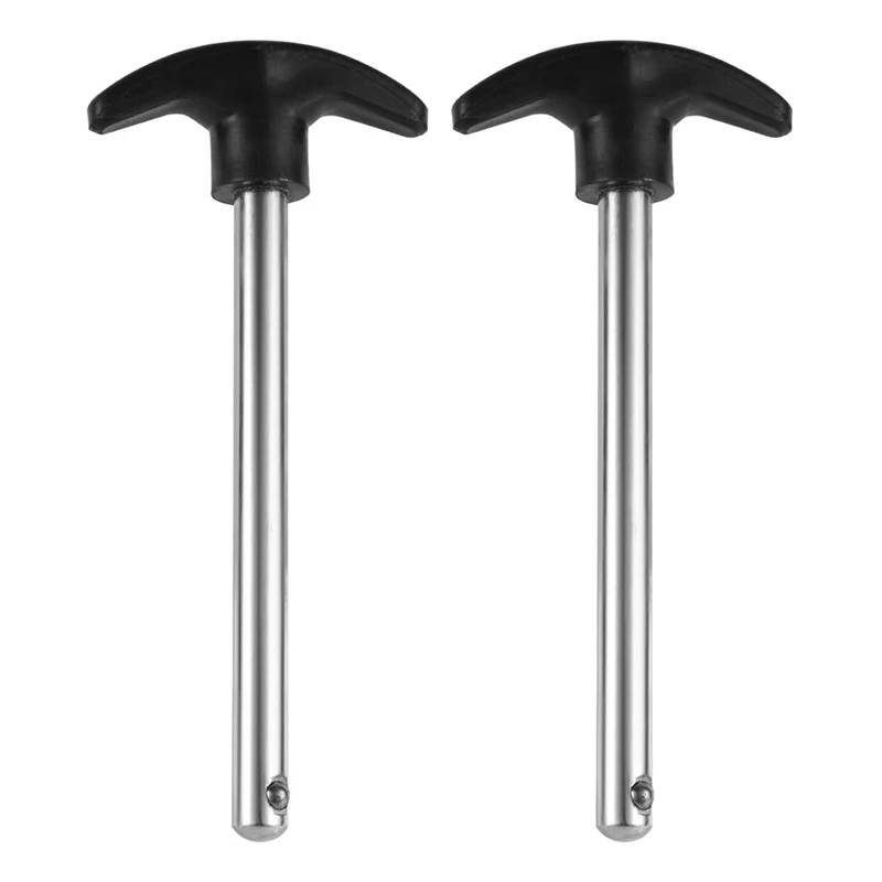 2Pcs Weight Stack Pin, Tensile 3/8 Inch Diameter Locking Space Weight Lifting Machine Pins Weight Stack Replacement Pin