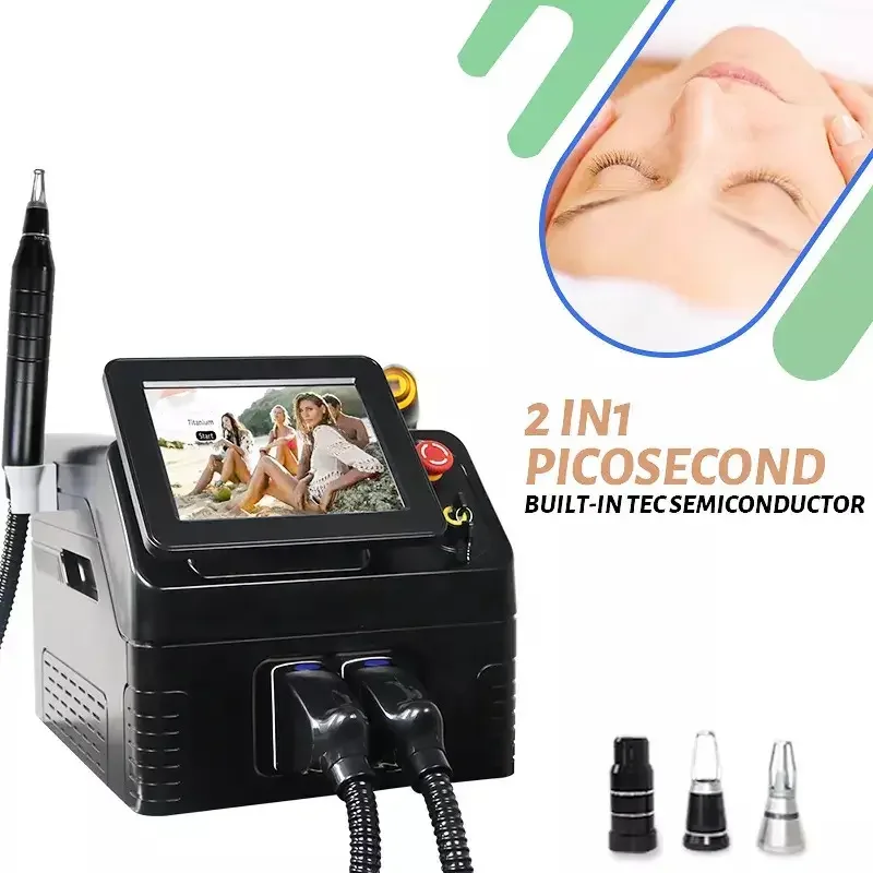 

New Arrival Diode 808 Firming Skin Hair Removal Skin Second Tattoo Removal Machine 2-in-1 Eyebrow Tattoo Removal Wash