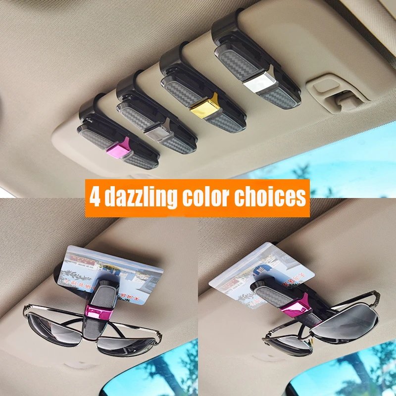 Glasses Clip Auto Car Sun Visor Glasses Bracket for Woman Men Glasses Holder Auto interior Accessories