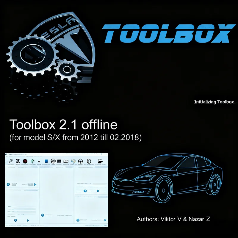 

New Tesla Toolbox 2.1 Model X/S detection diagnostic software Proxy offline 2012-2018 firmware before 2022.8 Fakra cable needed