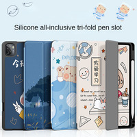 For Xiaomi Pad 5 Case with Pencil Holder for mi pad 5 Case Funda for Xiaomi Mi Pad 5 pro Case Auto Wake up and Sleep Cover