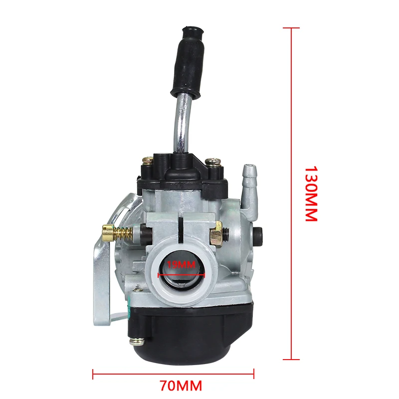 Ad Alte Prestazioni Da Corsa 19mm Carb Carburatore Carby per 49cc 50cc 60cc 80cc Motorizzato Della Bici 2 Tempi di Moto Parti