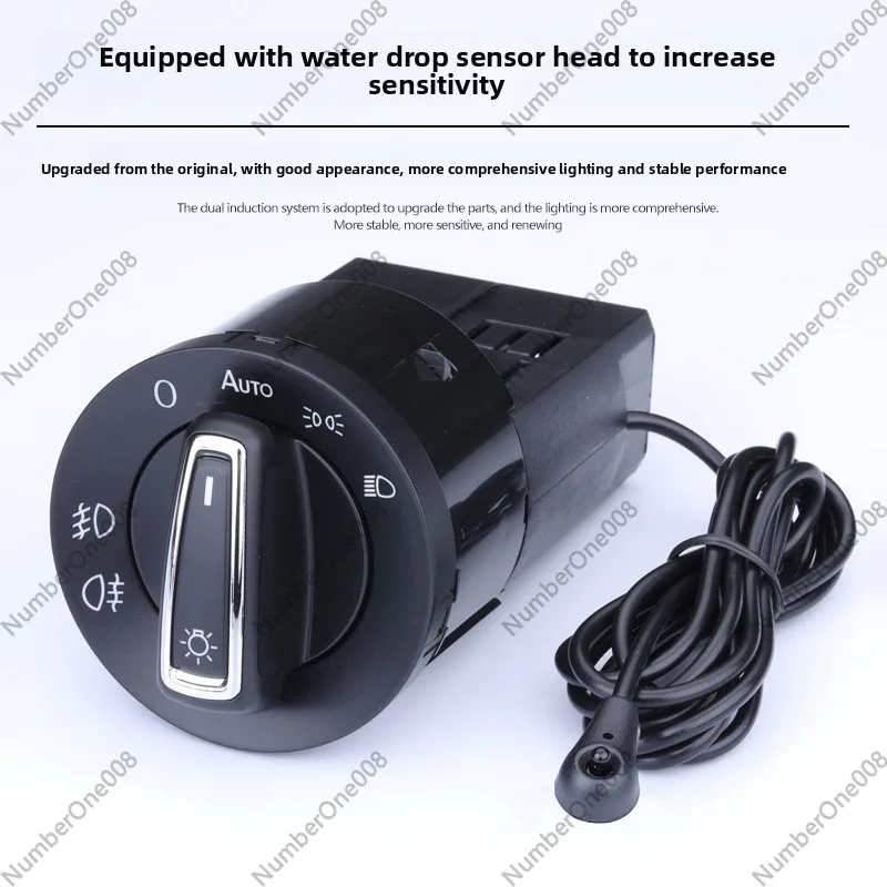 Auto Headlight Switch for VW Passat Golf 6 Golf 7 Polo Bora Jetta Sagitar Tiguan Magotan MK4 2005-2020 ABS