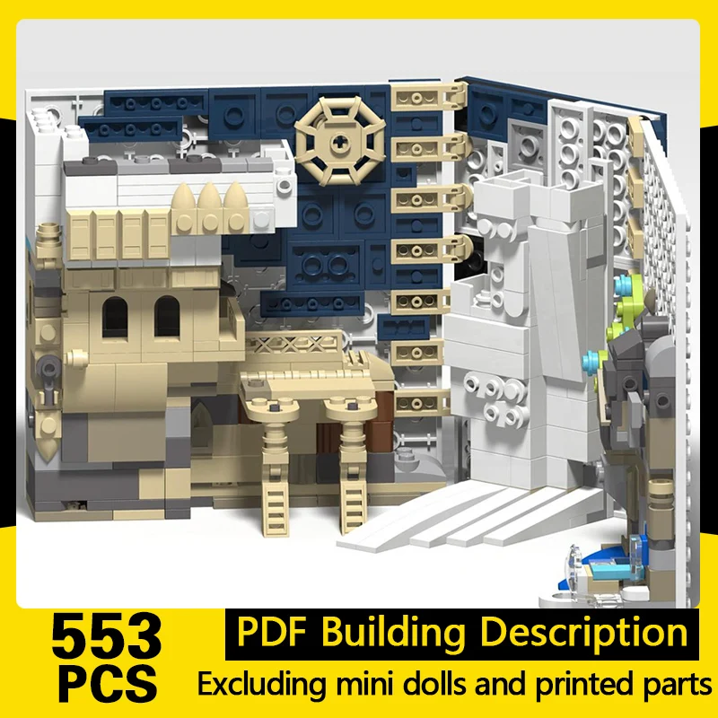 

City Street View Model MOC Building Bricks City Of Love Book Nook Modular Technology Gifts Holiday Assemble Children Toys Suit