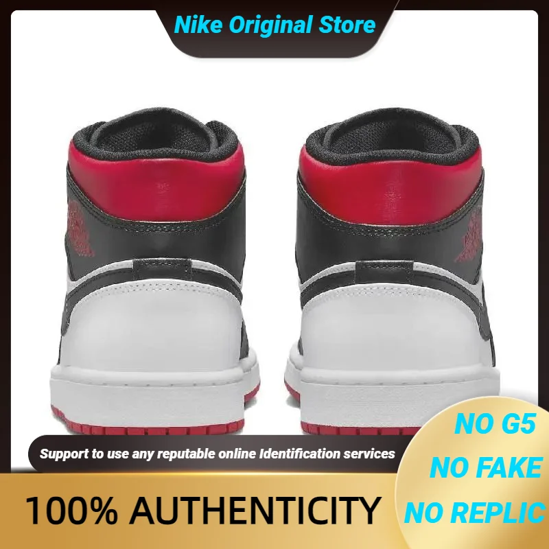 

Кроссовки Nike Jordan 1 Mid Gym Red Black Toe DQ8426-106